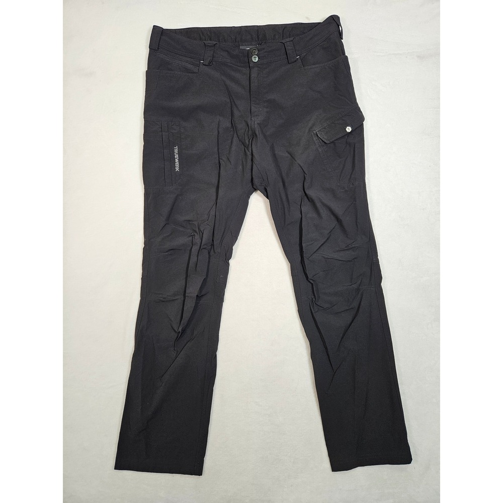 TrueWerk T1 Werkpant Mens Black Technical Work Utility Cargo Pants T1-WP-BK-3232